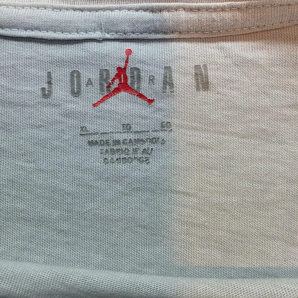 Jordan Shirt Mens XL White Jumpman Logo Graphic Basketball Tee T-Shirt